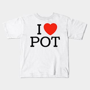 I Heart Pot Kids T-Shirt